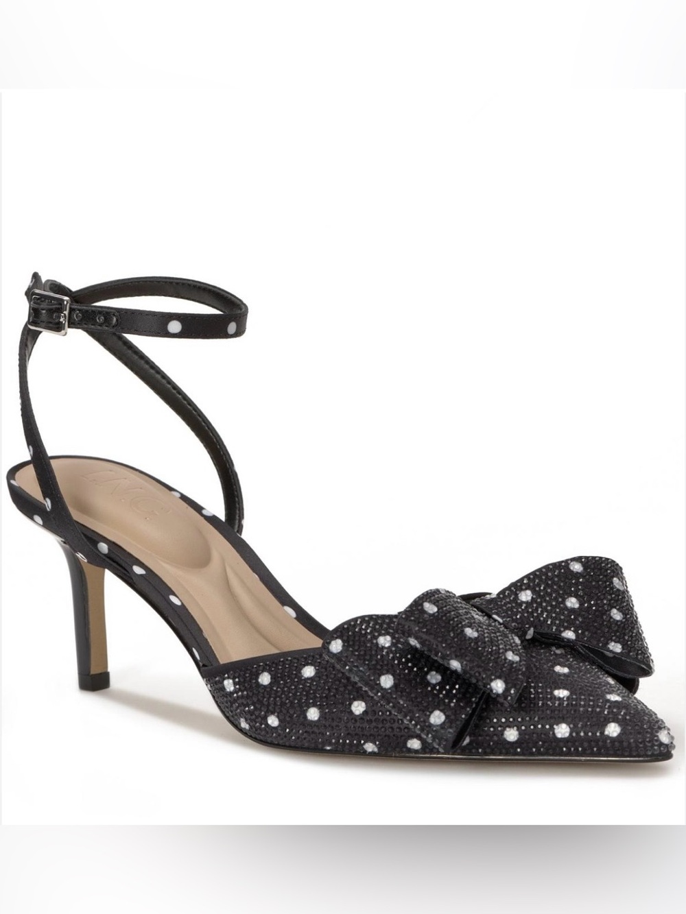INC international Concepts Granea polka dot pointed heal
